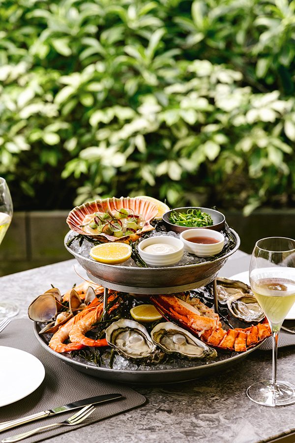 Seafood platter served in The Upper House